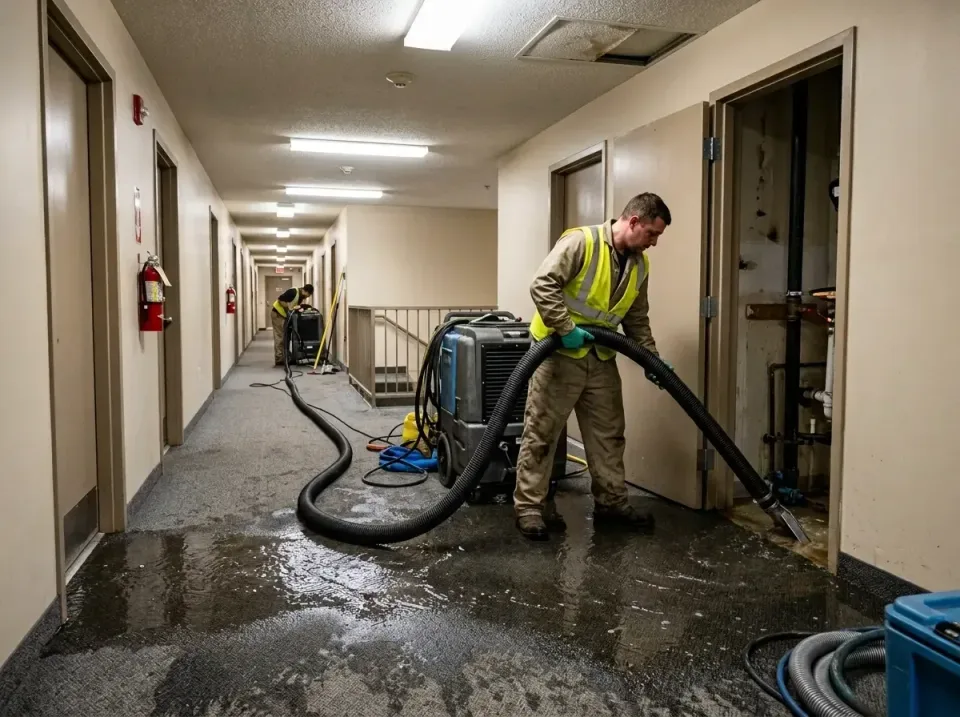 multi-unit-apartment-hallway-f-005 — frequently asked questions, Emergency Burst Pipe Water Extraction & Removal in Cockeysv…